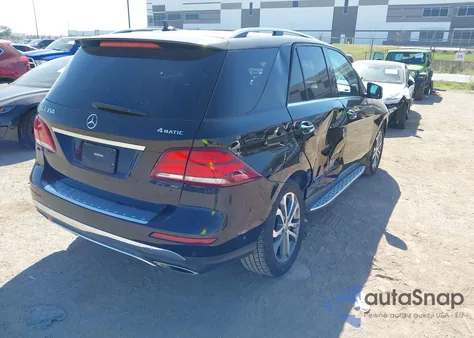 2016 Mercedes-Benz Gle 350 4Matic from USA, damaged, VIN 4JGDA5HB8GA666749